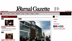 What Journalgazette.net website looked like in 2018 (5 years ago)