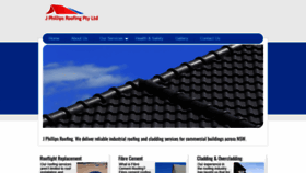 What Jphillipsroofing.com.au website looked like in 2018 (5 years ago)