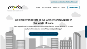 What Jobzology.us website looked like in 2018 (5 years ago)