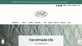 What Juleptile.com website looked like in 2018 (5 years ago)