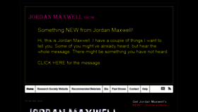What Jordanmaxwellshow.com website looked like in 2018 (5 years ago)