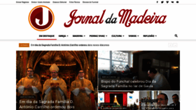What Jornaldamadeira.com website looked like in 2018 (5 years ago)