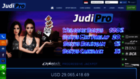 What Judipro.com website looked like in 2018 (5 years ago)