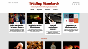 What Journaloftradingstandards.co.uk website looked like in 2019 (5 years ago)