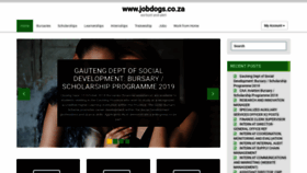 What Jobdogs.co.za website looked like in 2019 (5 years ago)