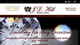 What Jdhilljewellers.com website looked like in 2019 (5 years ago)