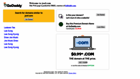 What Joof.com website looked like in 2019 (5 years ago)