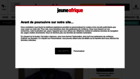 What Jeuneafrique.com website looked like in 2019 (5 years ago)