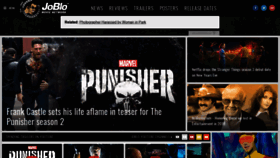 What Joblo.com website looked like in 2019 (5 years ago)