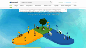 What Jusbrasil.com.br website looked like in 2019 (5 years ago)