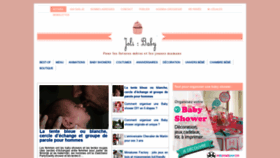 What Joliebabyshower.com website looked like in 2019 (5 years ago)