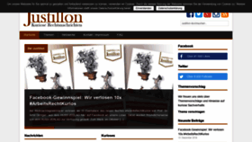 What Justillon.de website looked like in 2019 (5 years ago)