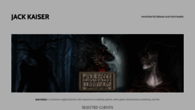 What Jackkaiser.info website looked like in 2019 (7 years ago)