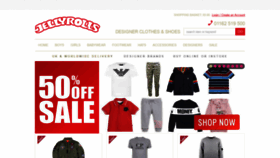 What Jellyrollskidswear.com website looked like in 2019 (5 years ago)
