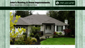 What John-roofing-home-improvements.com website looked like in 2019 (5 years ago)