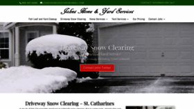 What Johnshomeandyard.ca website looked like in 2019 (5 years ago)