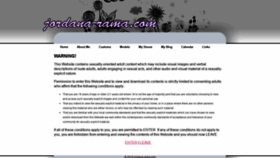 What Jordana-rama.com website looked like in 2019 (5 years ago)