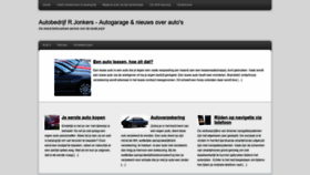 What Jonkerauto.nl website looked like in 2019 (5 years ago)