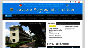 What Jpi.edu.bd website looked like in 2019 (5 years ago)
