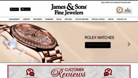 What Jamesandsons.com website looked like in 2019 (5 years ago)