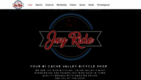 What Joyridebikes.com website looked like in 2019 (5 years ago)