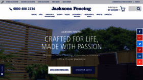 What Jacksons-fencing.co.uk website looked like in 2019 (5 years ago)