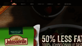 What Johnsonville.com website looked like in 2019 (5 years ago)
