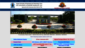 What Juet.ac.in website looked like in 2019 (7 years ago)