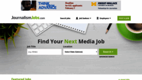 What Journalismjobs.com website looked like in 2019 (5 years ago)