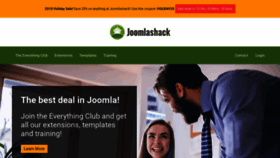 What Joomlashack.com website looked like in 2019 (5 years ago)