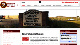 What Jeffersonsd251.org website looked like in 2019 (5 years ago)