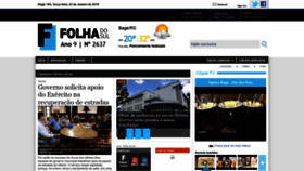 What Jornalfolhadosul.com.br website looked like in 2019 (5 years ago)