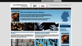 What Journalistenblatt.de website looked like in 2019 (5 years ago)