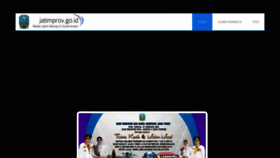 What Jatimprov.go.id website looked like in 2019 (5 years ago)