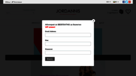 What Jordannis.com website looked like in 2019 (5 years ago)