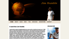 What Jimhumble.org website looked like in 2019 (5 years ago)