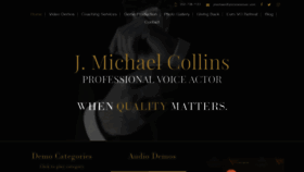 What Jmcvoiceover.com website looked like in 2019 (5 years ago)