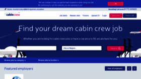 What Jobs.cabincrew.com website looked like in 2019 (5 years ago)