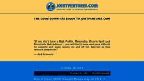 What Jointventures.com website looked like in 2019 (5 years ago)