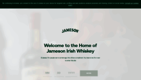 What Jamesonwhiskey.com website looked like in 2019 (5 years ago)