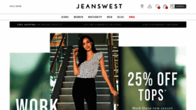 What Jeanswest.com.au website looked like in 2019 (5 years ago)