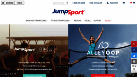 What Jumpsport.com website looked like in 2019 (5 years ago)
