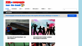 What Jeuxetcompagnie.fr website looked like in 2019 (5 years ago)