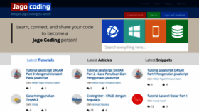 What Jagocoding.com website looked like in 2019 (5 years ago)