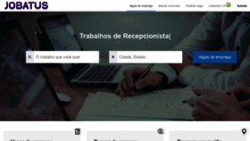 What Jobatus.com.br website looked like in 2019 (6 years ago)