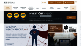 What Jtbanka.sk website looked like in 2019 (5 years ago)