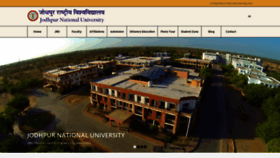 What Jodhpurnationaluniversity.com website looked like in 2019 (6 years ago)