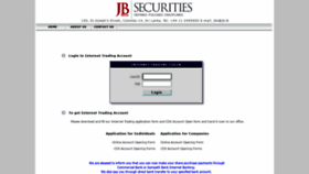What Jbs.lk website looked like in 2019 (7 years ago)