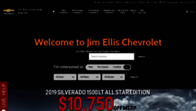 What Jimellischevrolet.com website looked like in 2019 (5 years ago)