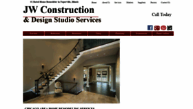 What Jwconstructionanddesign.com website looked like in 2019 (5 years ago)